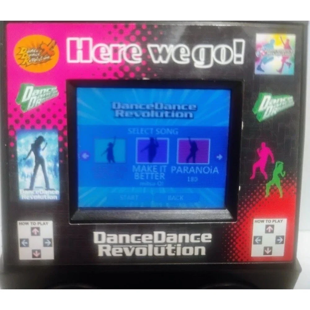 SUPER IMPULSE BOARDWALK ARCADE DANCE DANCE REVOLUTION MINI CABINET WORKING